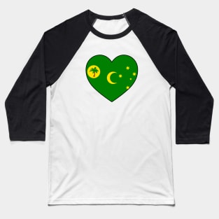 Heart - Cocos Islands _080 Baseball T-Shirt